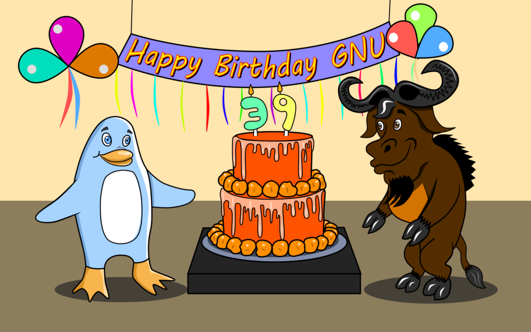 Happy 39 Birthday GNU