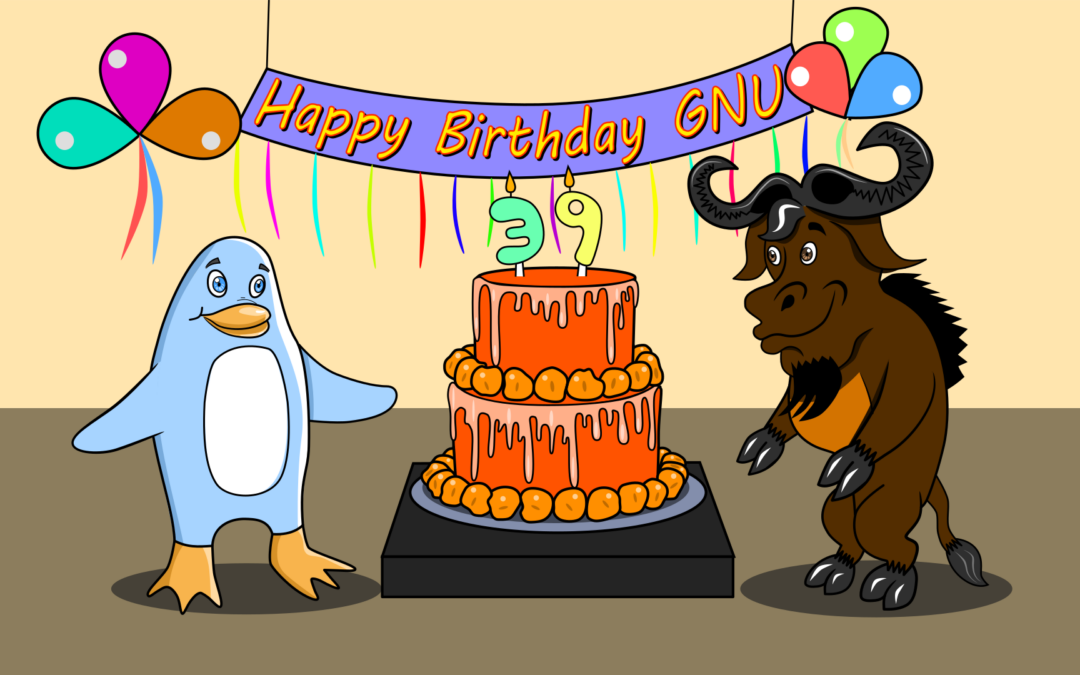 Feliz cumplea-ñus 39 GNU